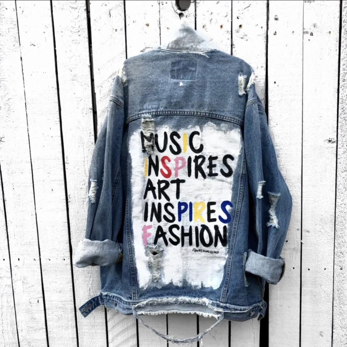 'ALWAYS INSPIRED' DENIM JACKET