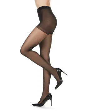 Control Top Pantyhose with Backseam & Cuban Heels