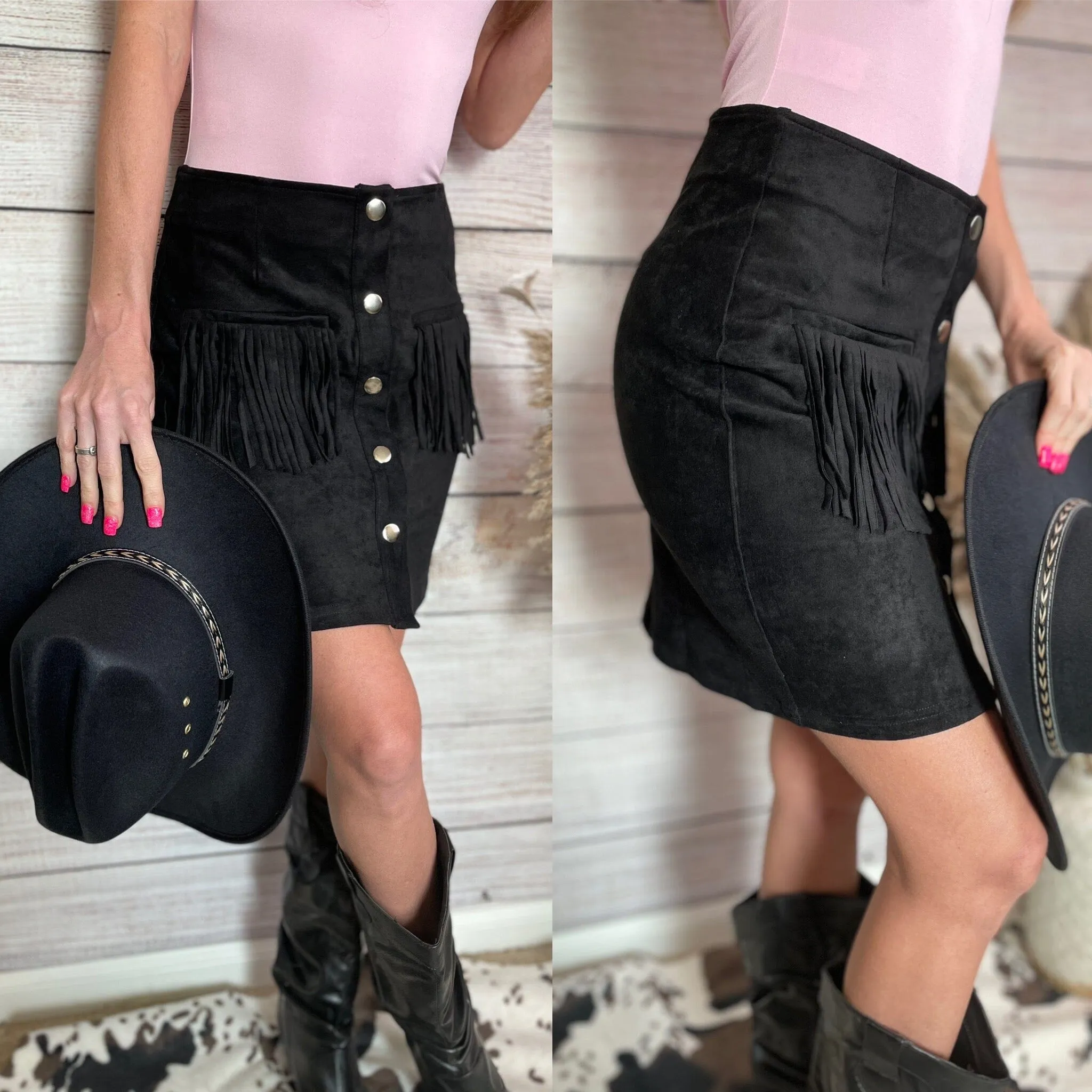 Cowgirl Fringe Skirt