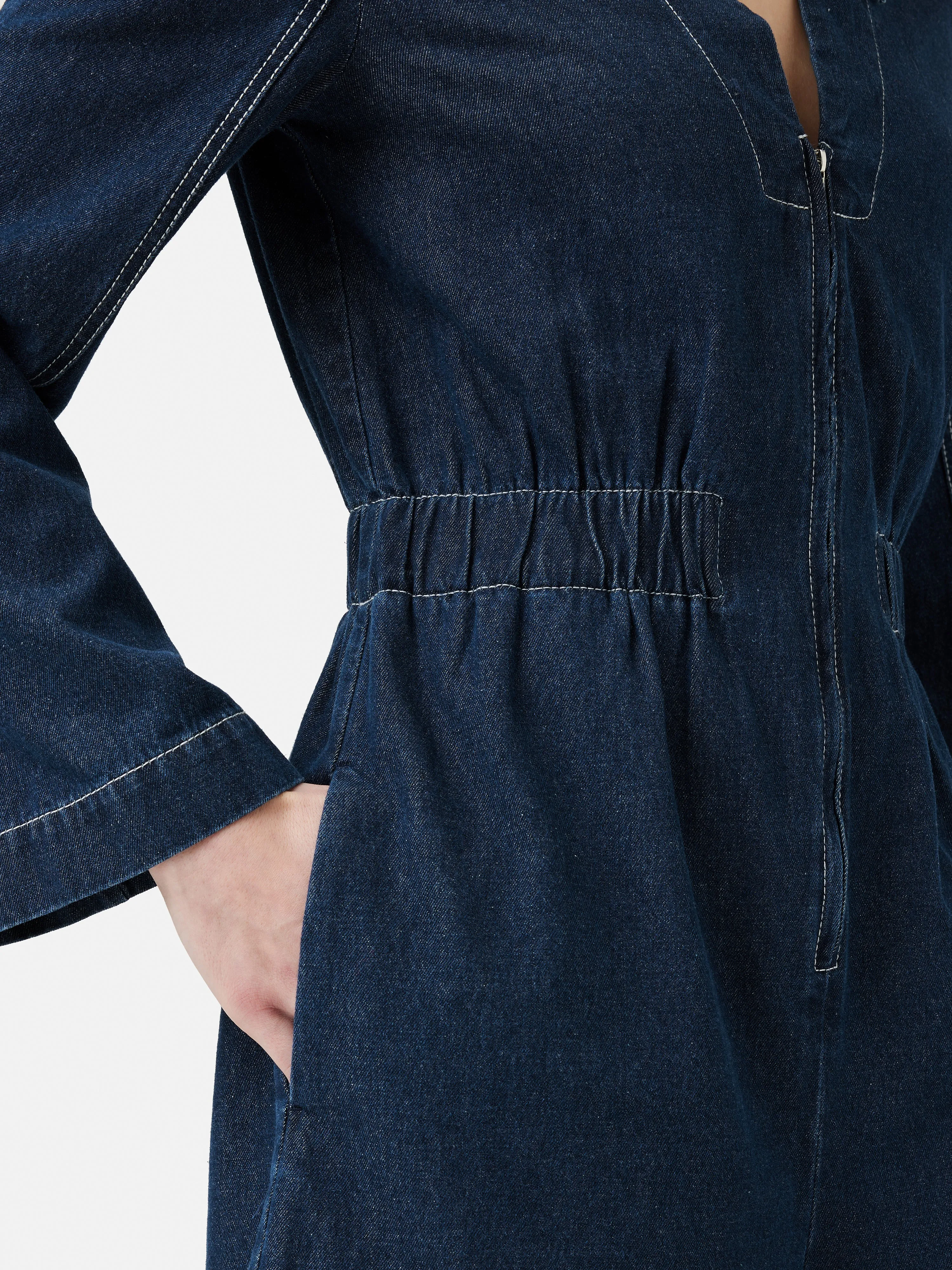 Denim Playsuit | Blue