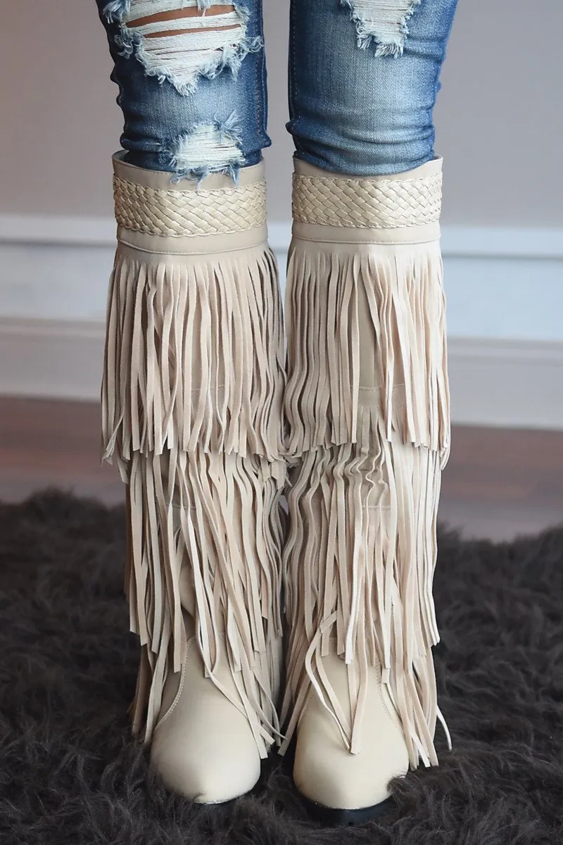 Do it Dolly Style Fringe Boots