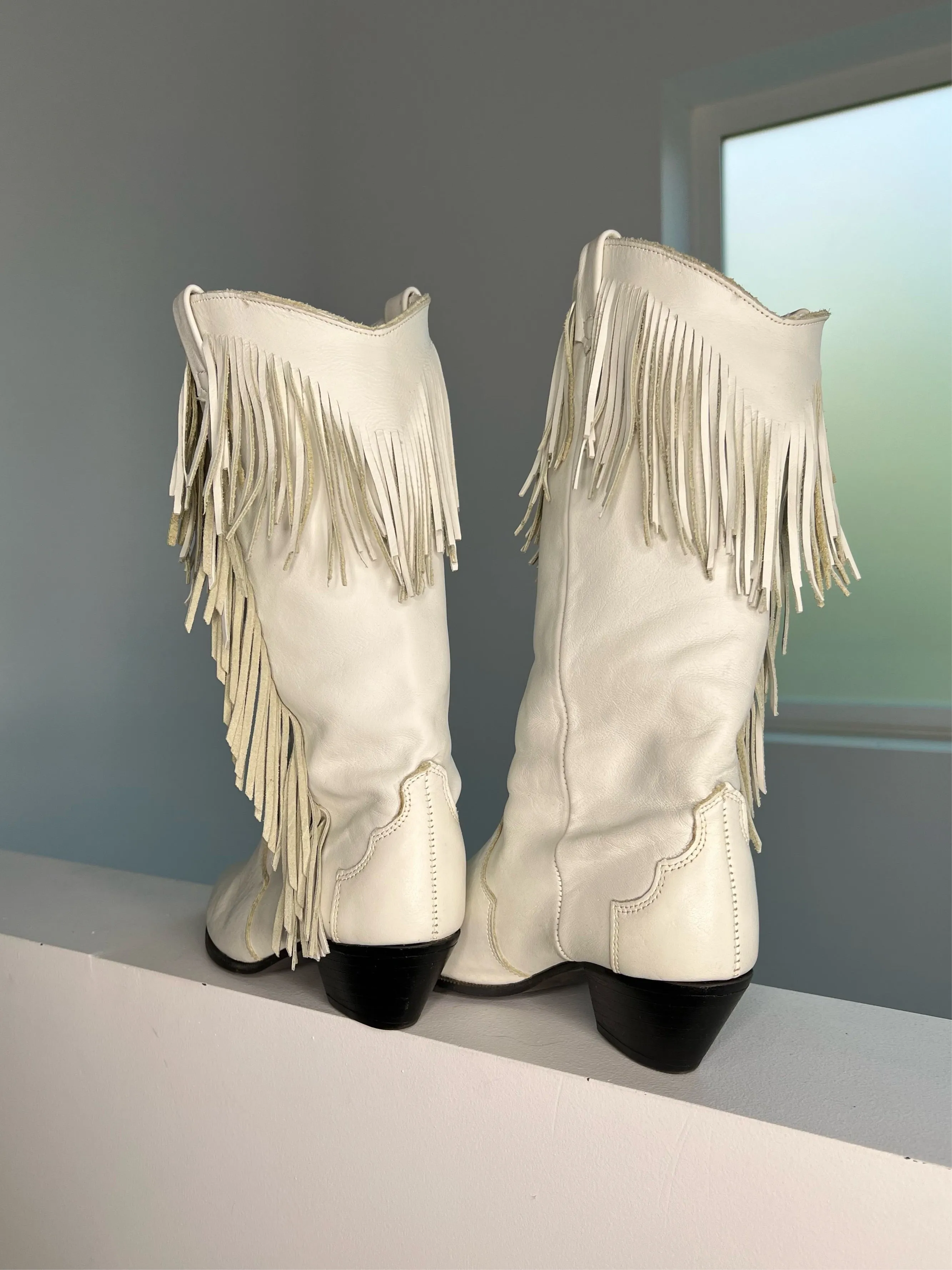 Fringe Cowboy Boots