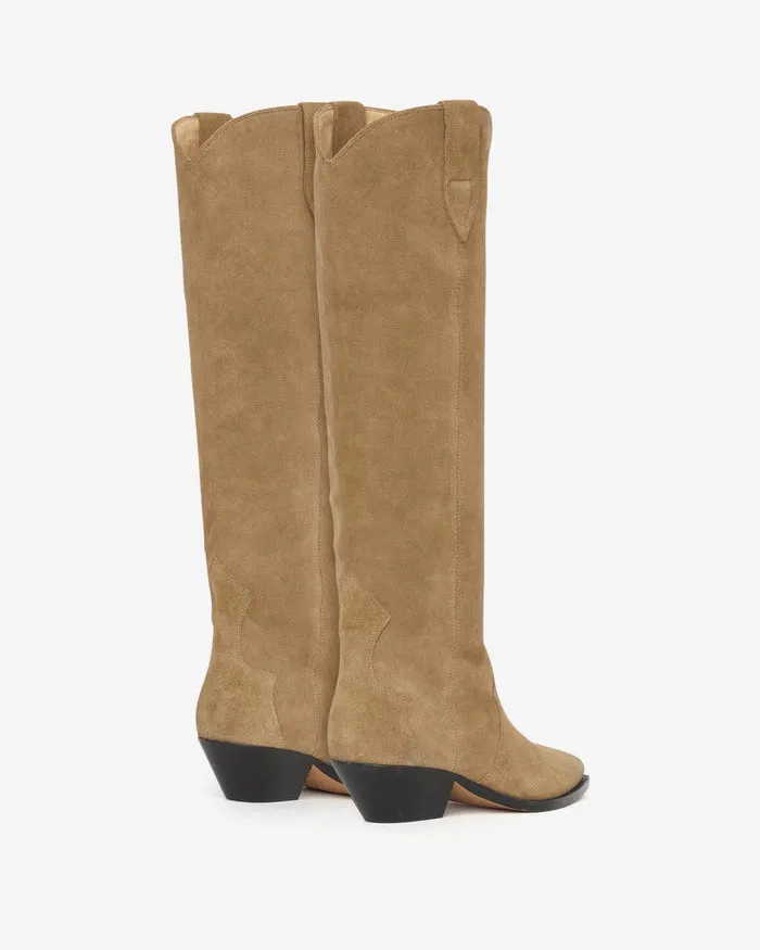 ISABEL MARANT ÈTOILE - DENVEE HIGH BOOTS - TAUPE