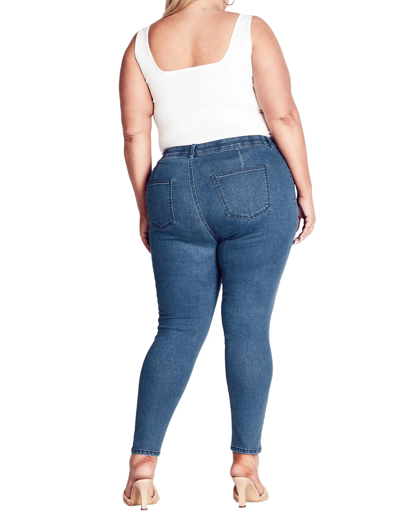 Jayda Skinny Jean | Mid Wash