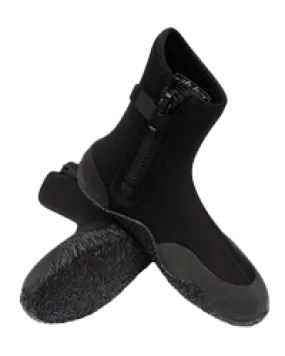 Junior Zip Wetsuit Boots in Black