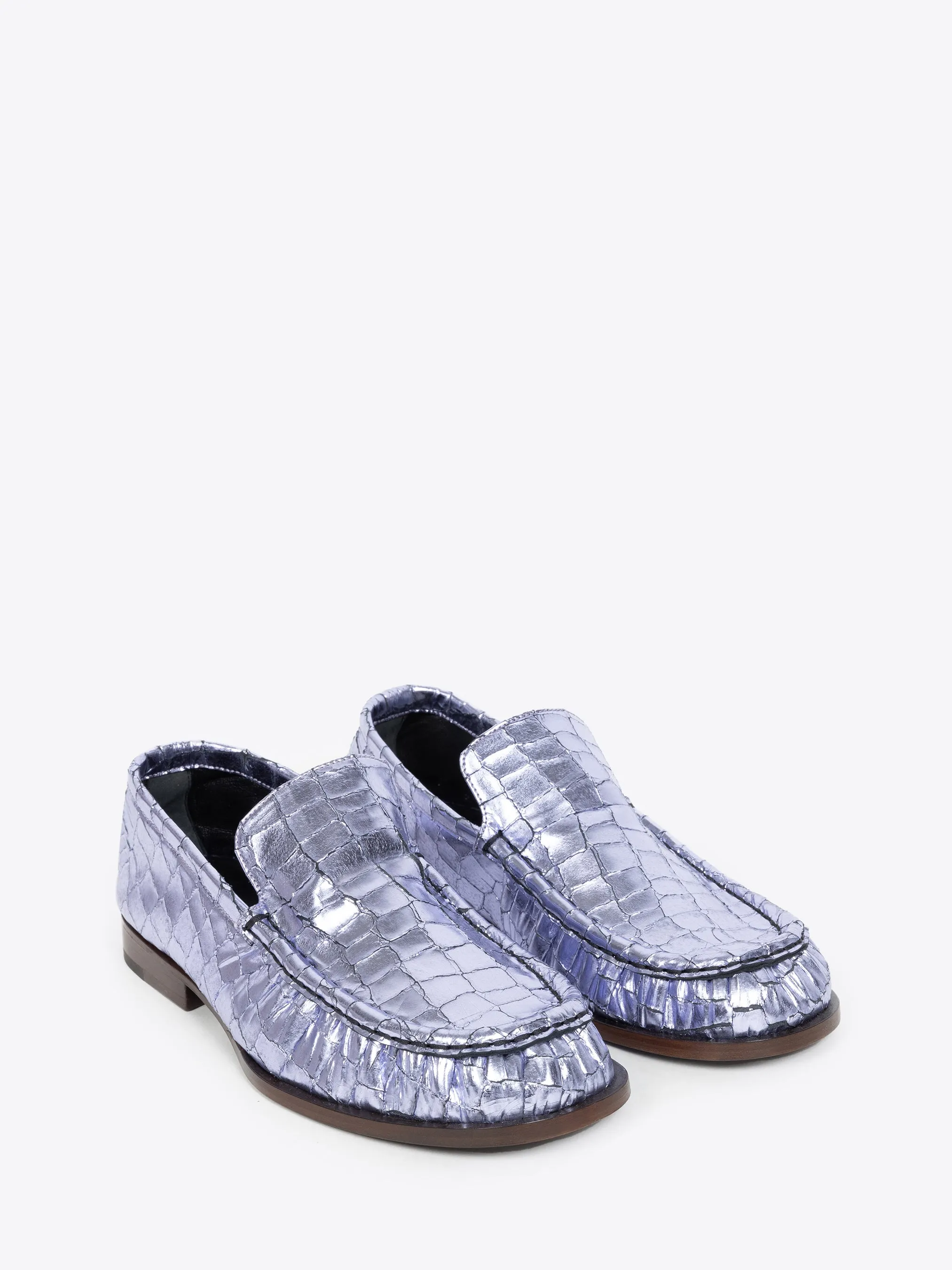 Metallic loafers