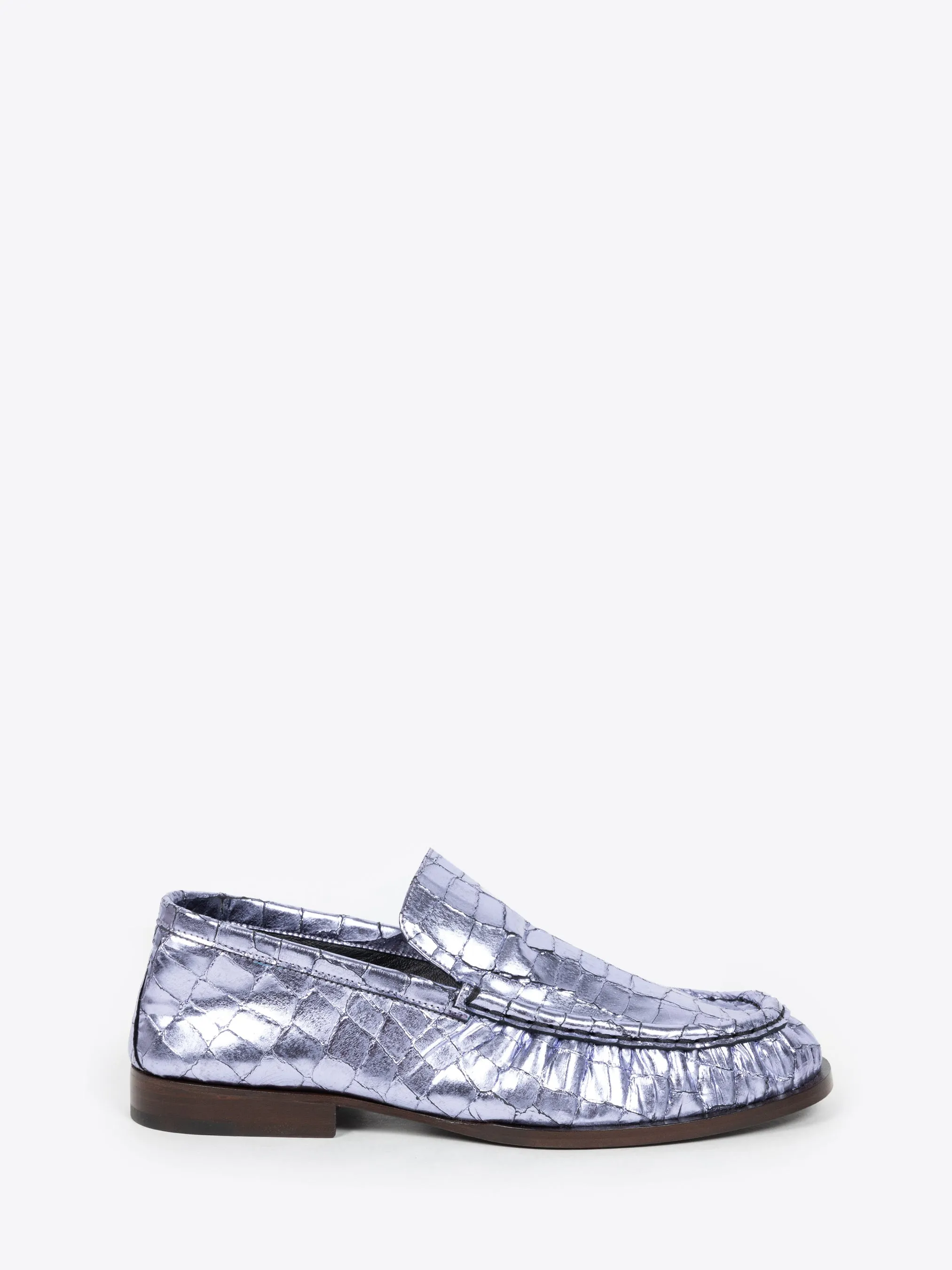 Metallic loafers