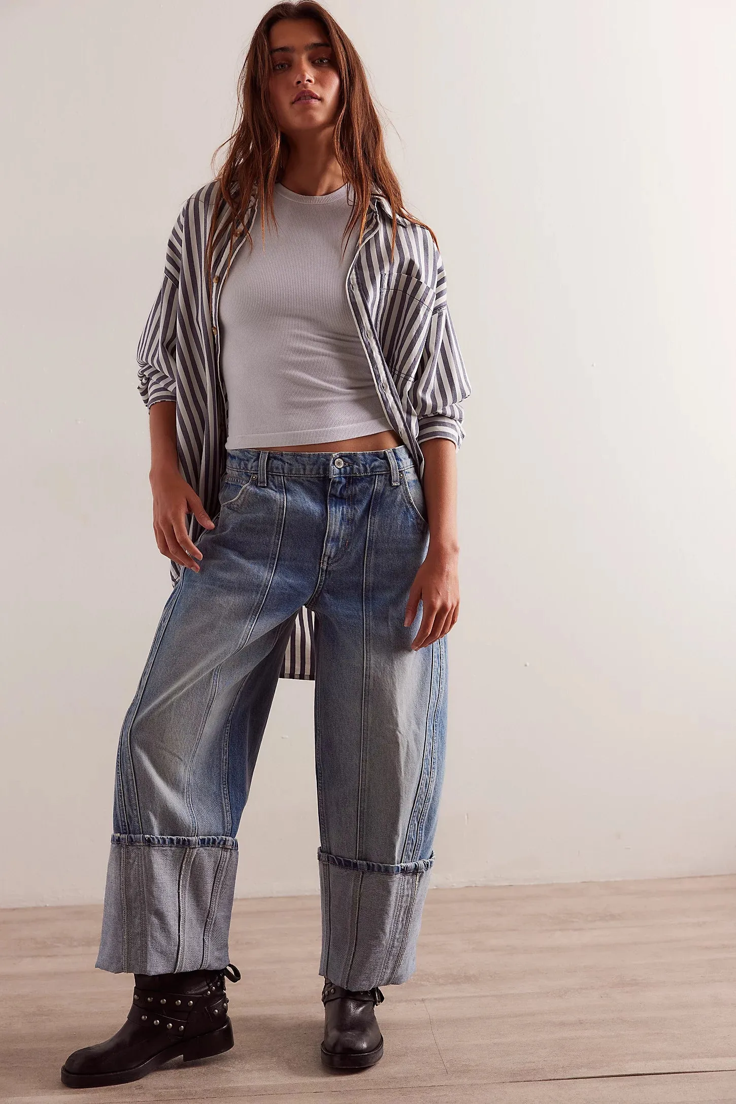 Olsen Cuffed Barrel Jean | Daily Driver