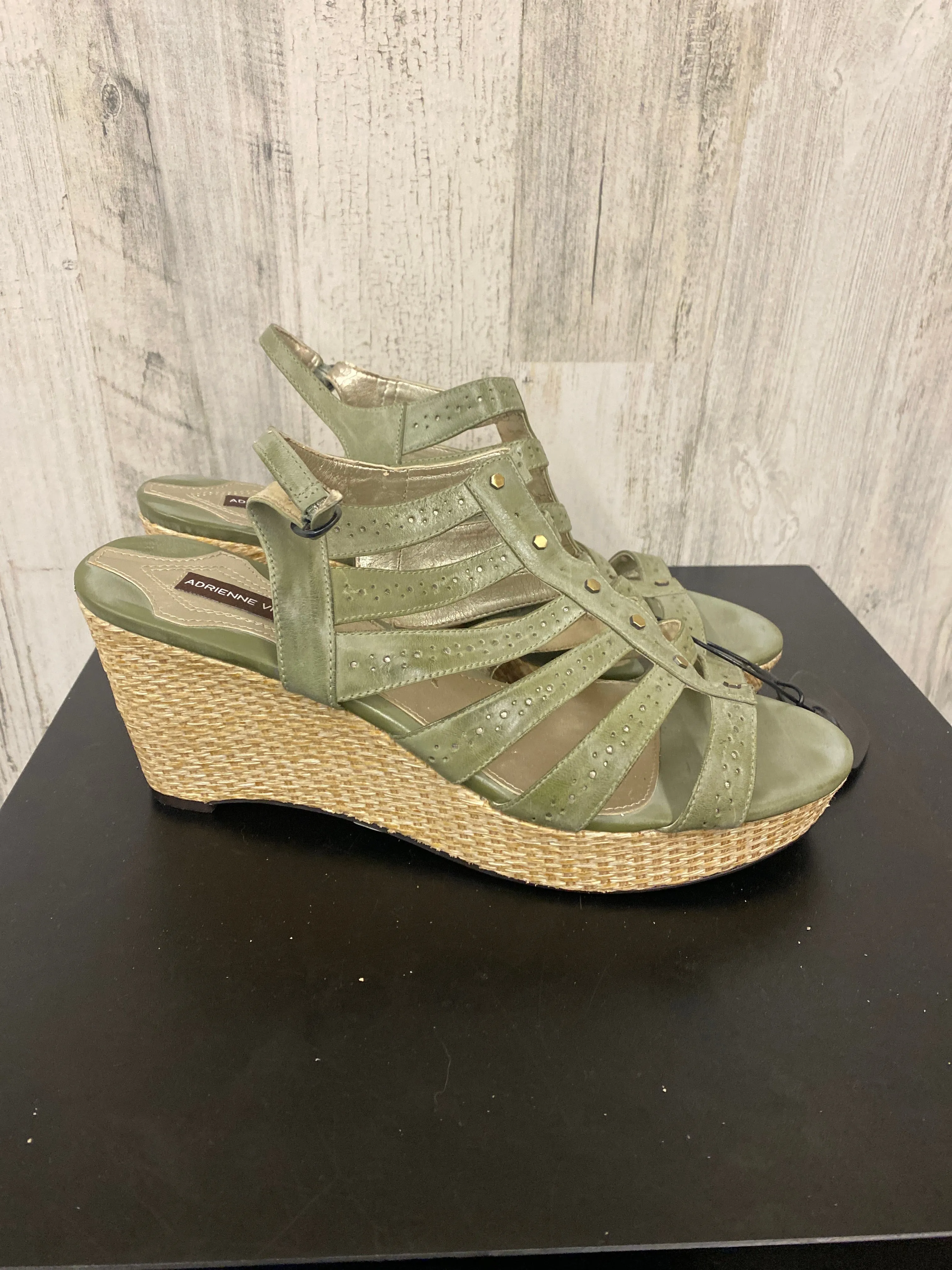 Sandals Heels Wedge By Adrienne Vittadini  Size: 11