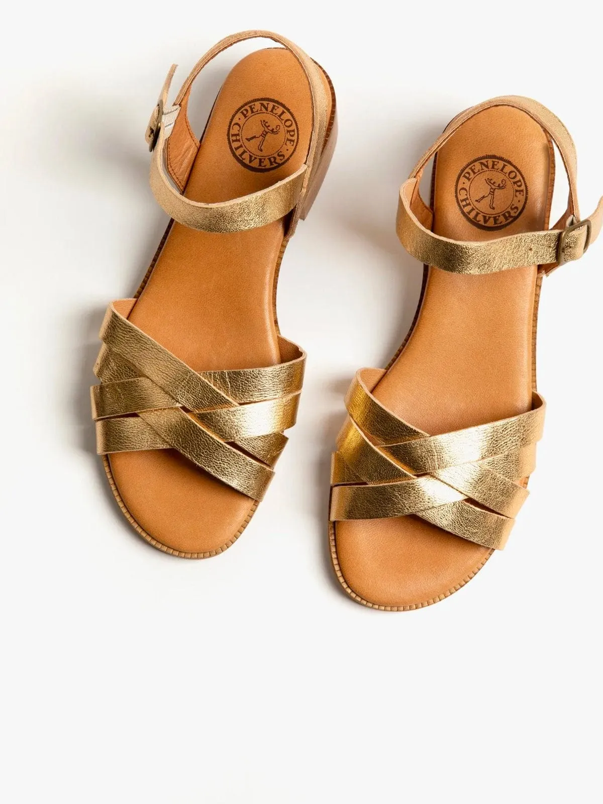 Shepherdess Sandal - Gold