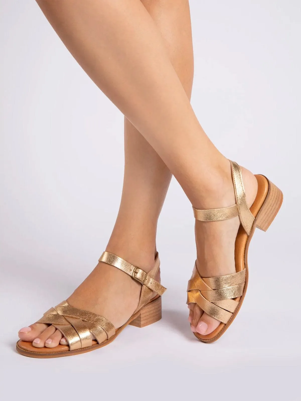 Shepherdess Sandal - Gold