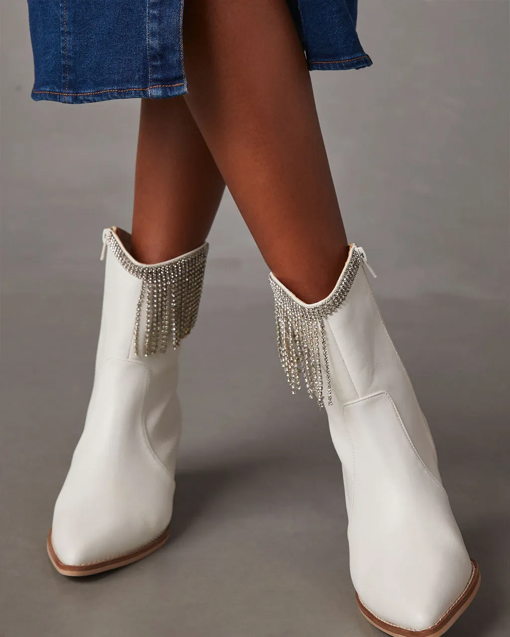 Womack Fringe Tassel Ankle Boots