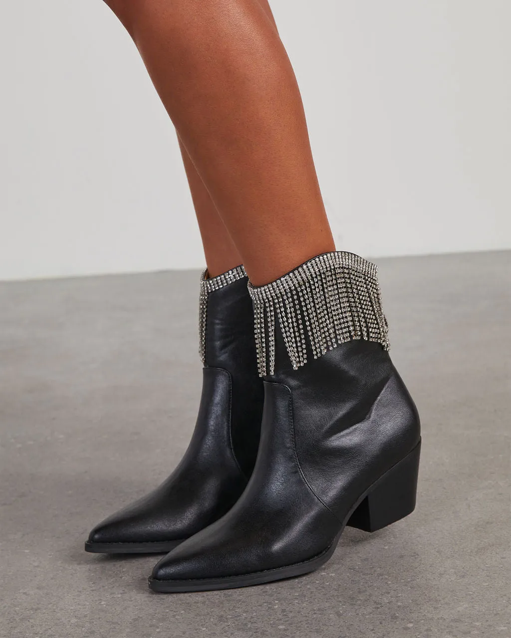 Womack Fringe Tassel Ankle Boots