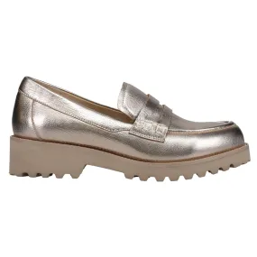 Zayna Metallic Slip On Loafers